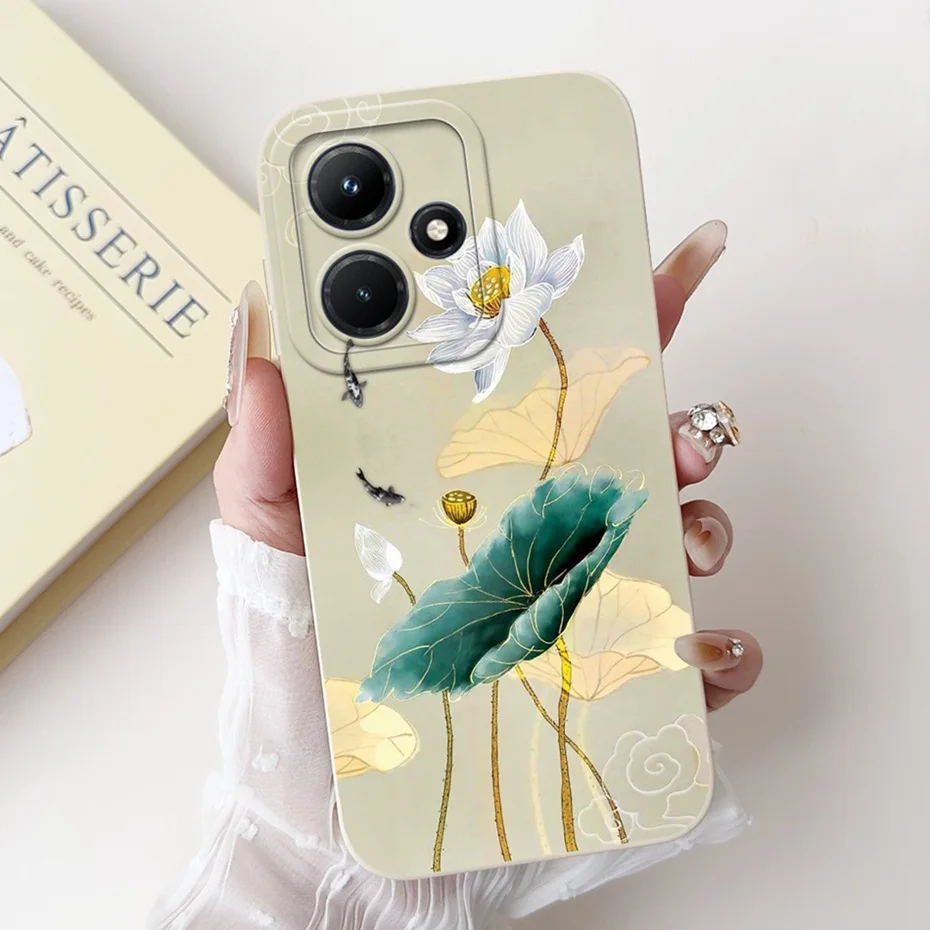 Chic Lens Protective Soft Silicon Phone Case with Cute New Design