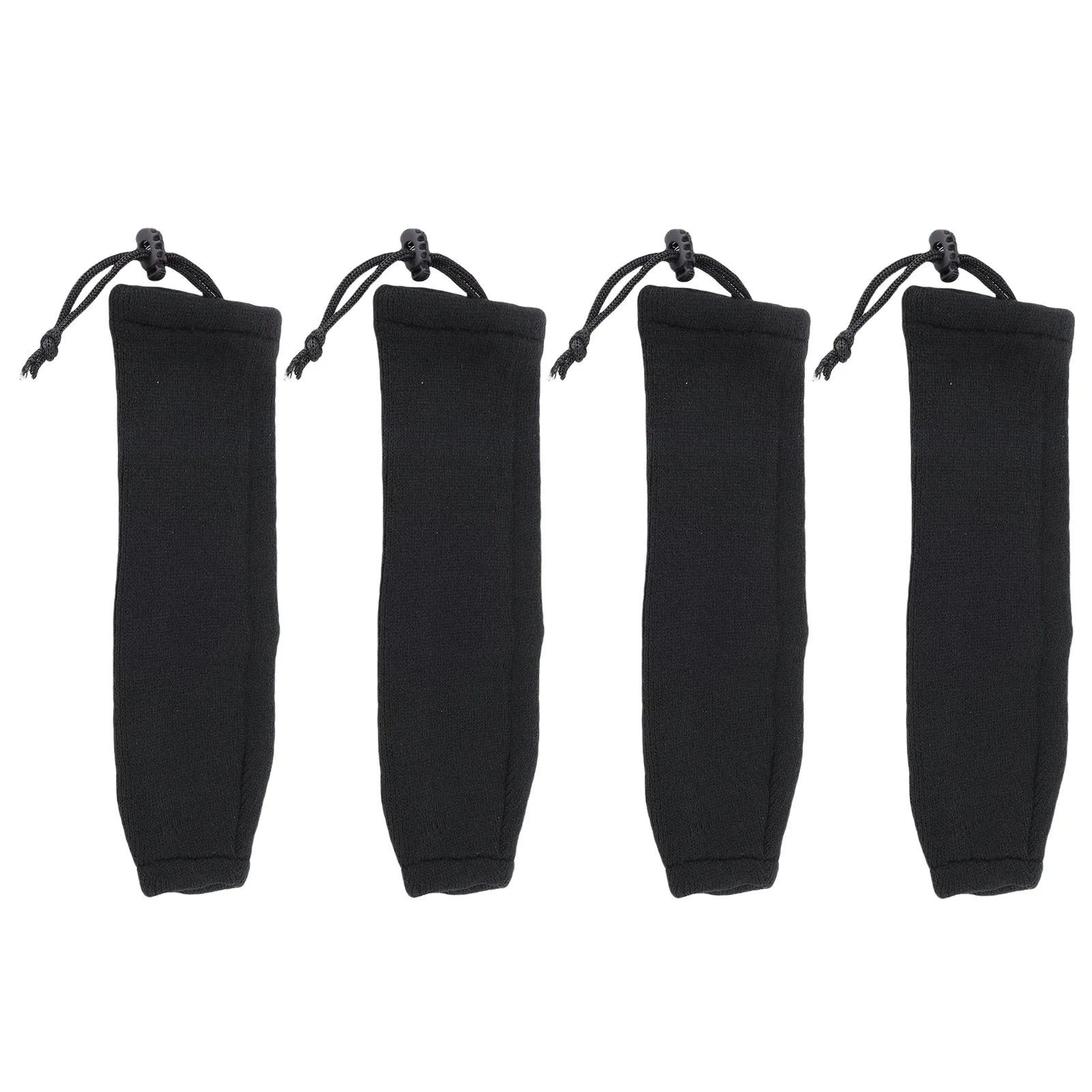 4PCS Boat Bumper Covers Abrasion Proof Marine Dock Bumper Protective Sleeves for Twin Eye Center Rope Tube Style Bumper Black 13