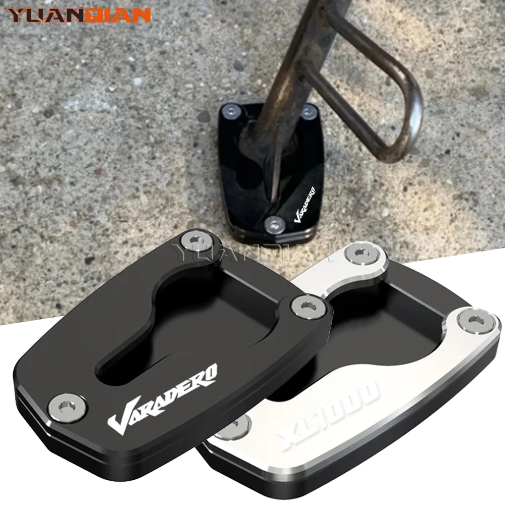 

Motorcycle XL1000V Side Stand Enlarge Kickstand Enlarger Support Extension For Honda XL 1000 V VARADERO 2003-2011 2004 2005 2006