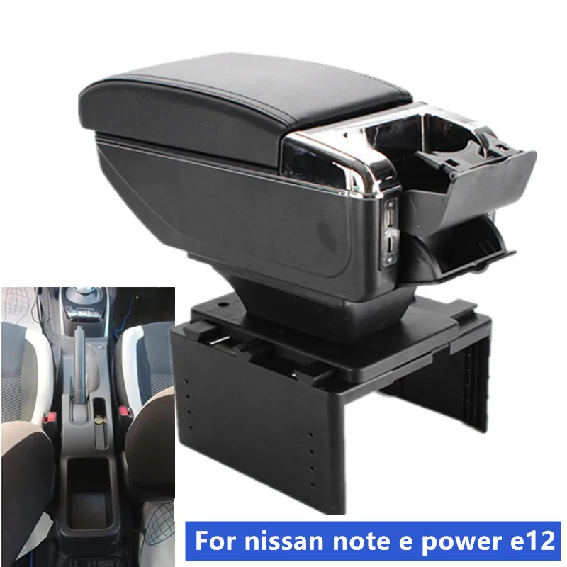 For Nissan Note Armrest Box For Nissan Note E Power E12 Car Armrest