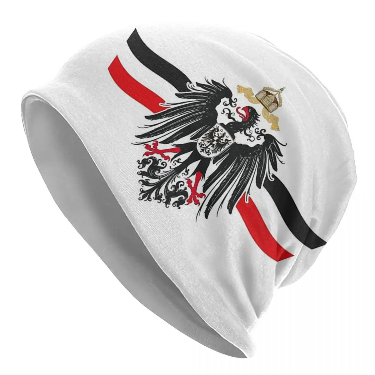 

German Empire Flag Imperial Eagle Bonnet Hats Fashion Outdoor Skullies Beanies Hat Germany Unisex Warm Multifunction Cap