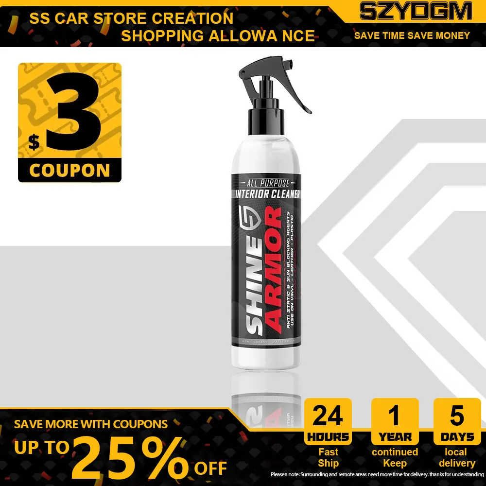 Shine Armor Car Interior Cleaner For Vehicle Detailing Car Dashboard