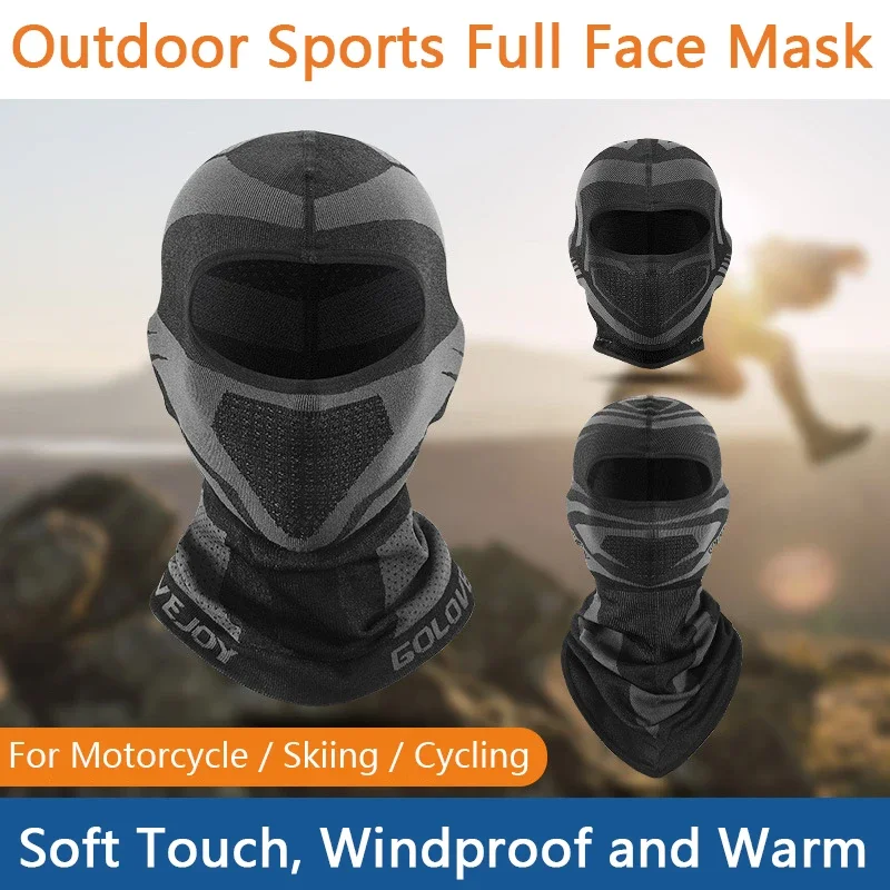 

New Motorcycle Mask Fleece Thermal Face Mask Keep Warm Moto Riding Balaclava Motorbike Biker Winter Windproof Ski Mask Men Women