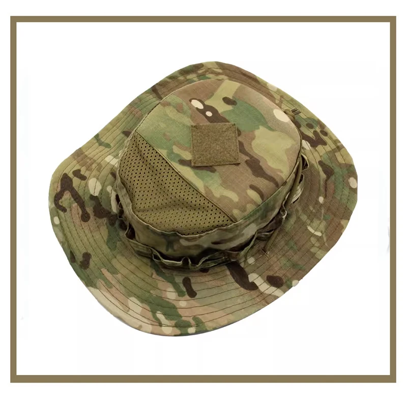 Square Brim Benny Tactical Hat Outdoor Hunting Breathable Ghillie Hat