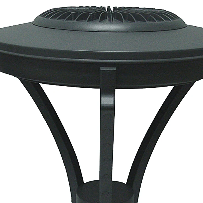 현대 Led 램프 직경 50.5Cm 20W 30W 40W 검은 높은 극 정원 공원 해변 교통 도로 집 조명 앞에