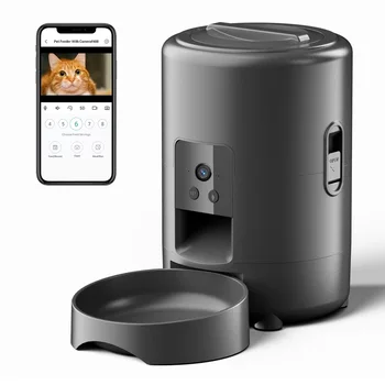 2L smart pet feeder with camera