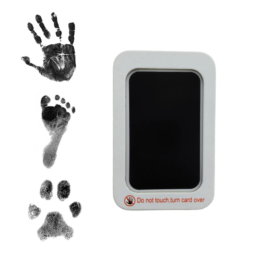 Pet Print Kit Ink Pads Pet Handprint And Footprint Photo Frame Kit Clean Touch Ink Pad To Create Pet Hand And Foot Prints Shower Gifts for Registr