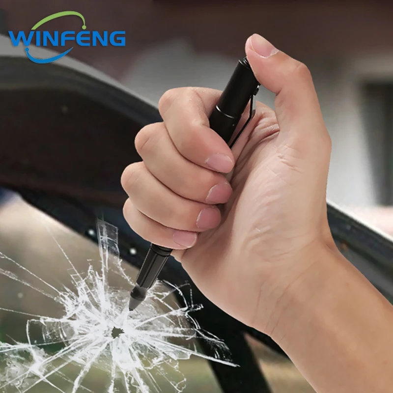 항공 알루미늄 합금 전술 펜 보안 보호 비상 유리 차단기 자기 방어 용품 학생 사무용품