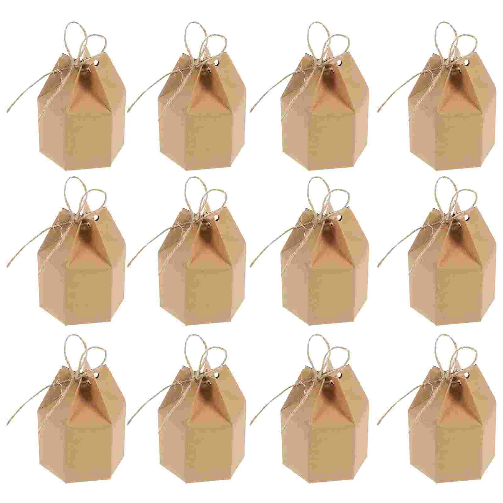 

50 Pcs Candy Gifts Paper Box Wedding Favor Boxes Cookie Small Snacks Packing Decor Bride