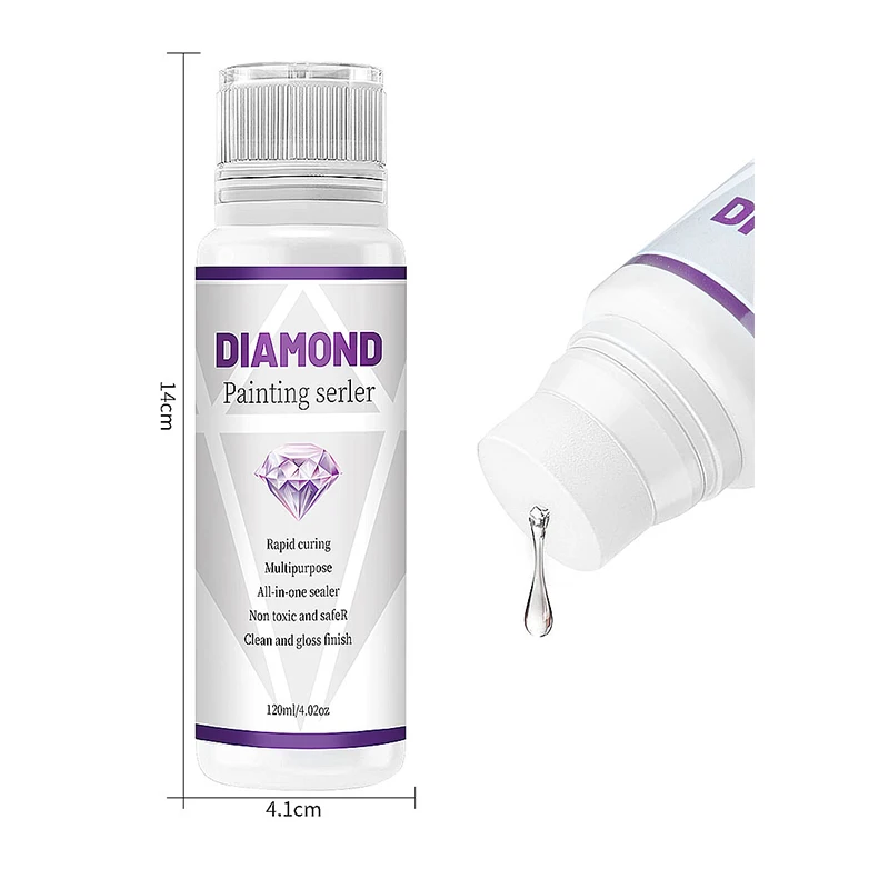 LANBEIDE Diamond Painting Sealer 120ML, 5D Diamond Painting Glue