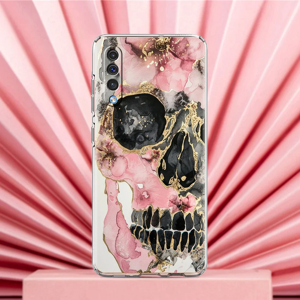 Hard Pink and Purple Skull Phone Case Cover