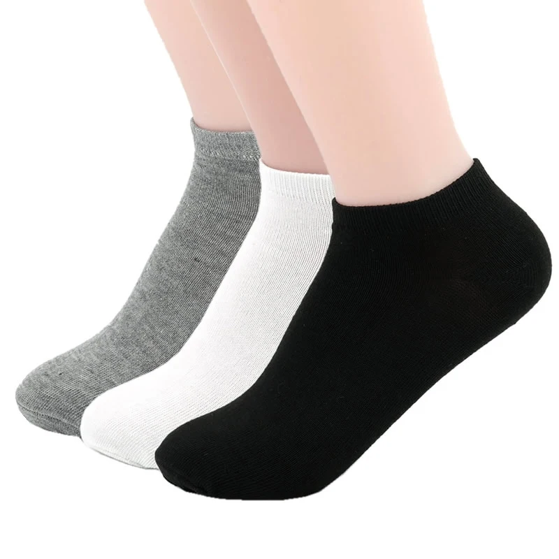 5 쌍 uni보이지 않는 로우 컷 보트 양말 실리콘 미끄럼 방지 노 쇼 발목 양말 솔리드 컬러 통기성 캐주얼 여름 양말