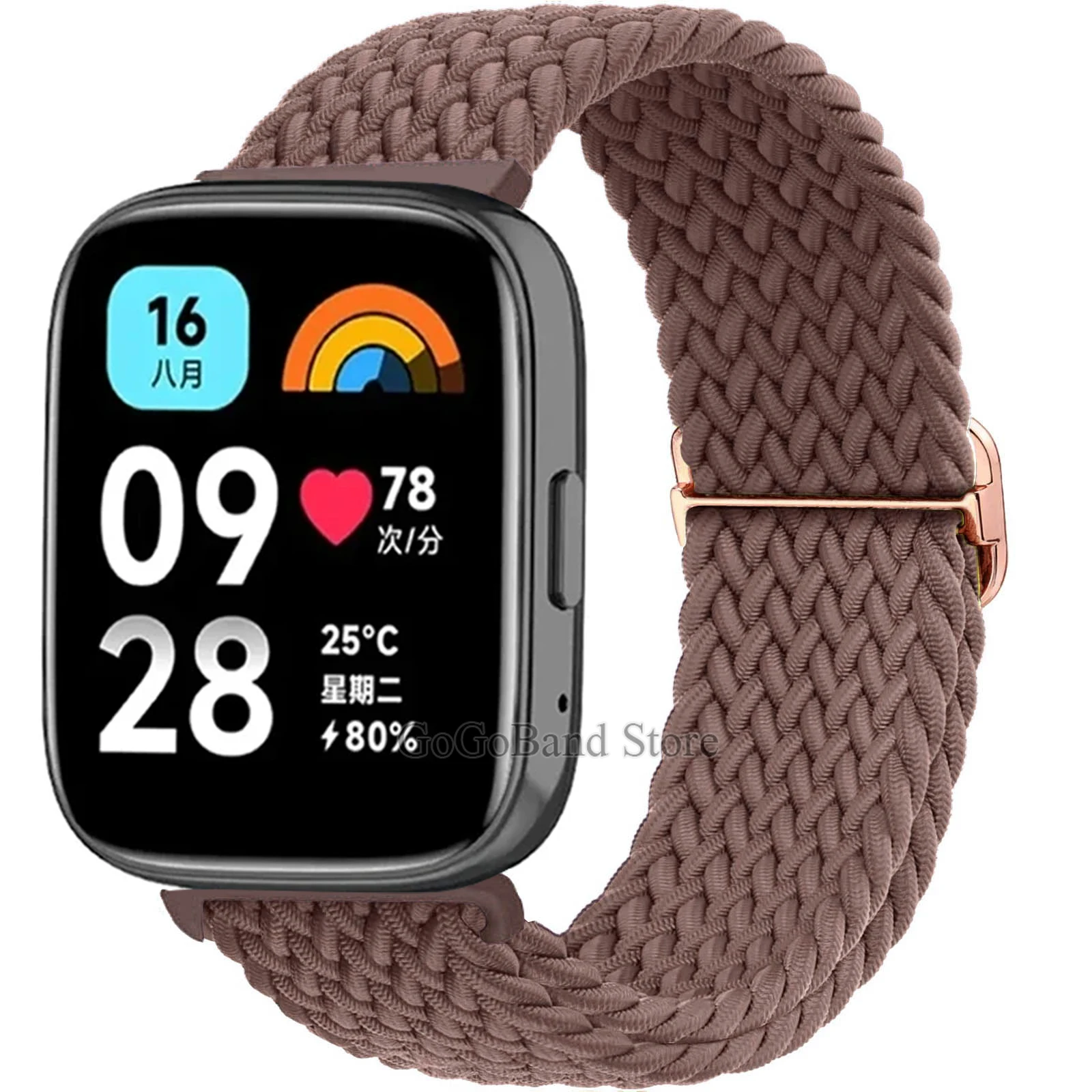 Braided Elastic Weave Nylon Strap – Vibrant Watch Band Bracelet
