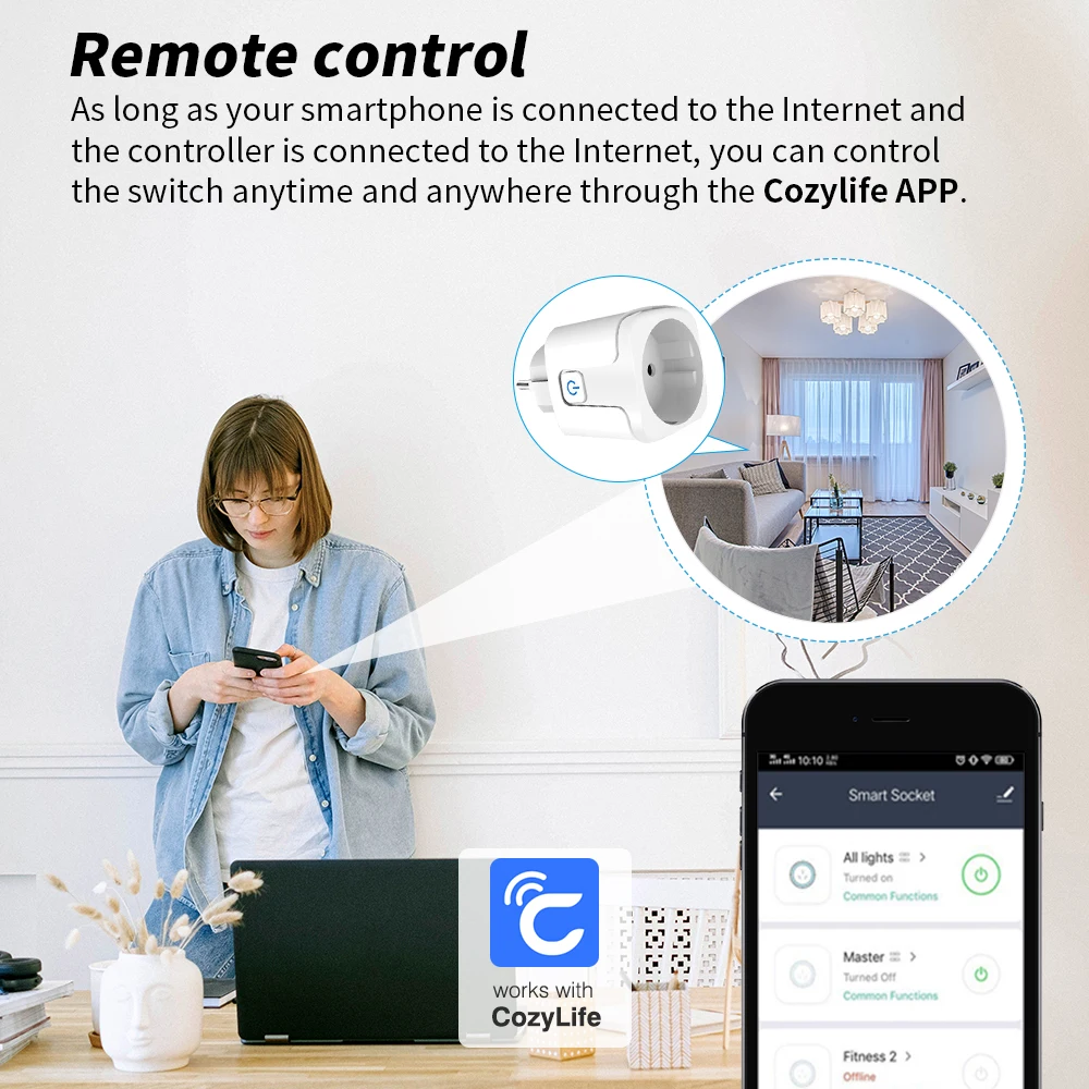 wifi smart eu plug com monitor de 01