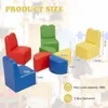 Kids Modular Flexible Seating Set - 8 Pieces Kids Couch, Sectional Sofa Set for Home Preschool, Daycare Furniture 5