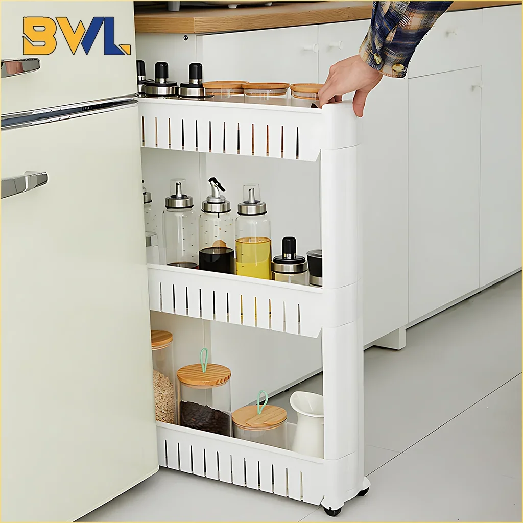 Narrow-Seam-Shelf-Multi-Layer-Movable-Storage-Rack-with-Pulley ...