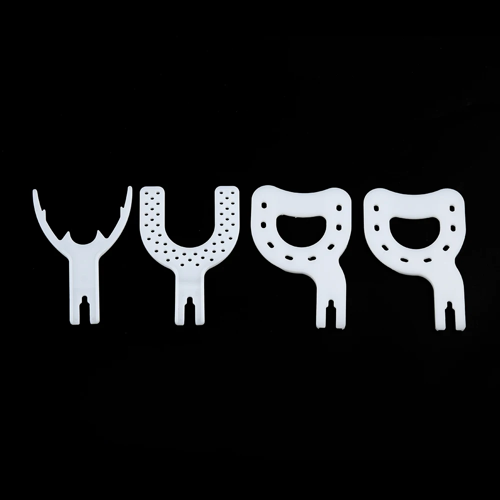 

4pcs/set Dental Articulator Fork For Dental Face Bow Articulator Plastic German Standard