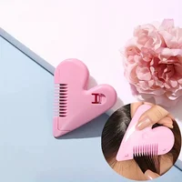 1Pc Thinning Beauty Hair Cut Accessories Home Mini Makeup Tools Heart Shape Hair Cutting Trimmer Barber Comb Bangs Hair Remover 1
