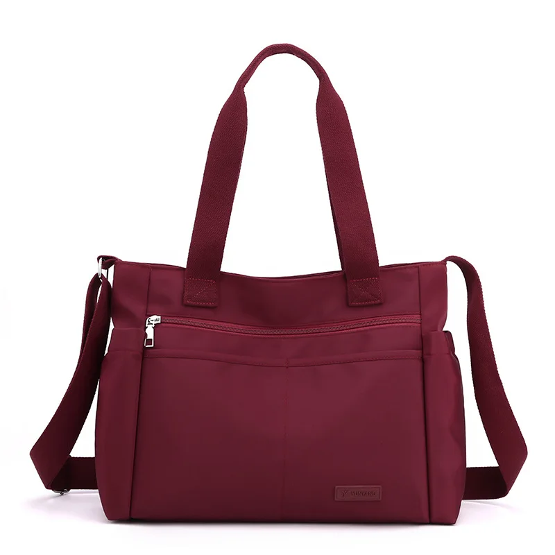 Borsa da donna a tracolla in nylon, grande capacità, leggera, per maternità, pannolini, neonati, per la mamma, da viaggio, dropshipping - immagine 5
