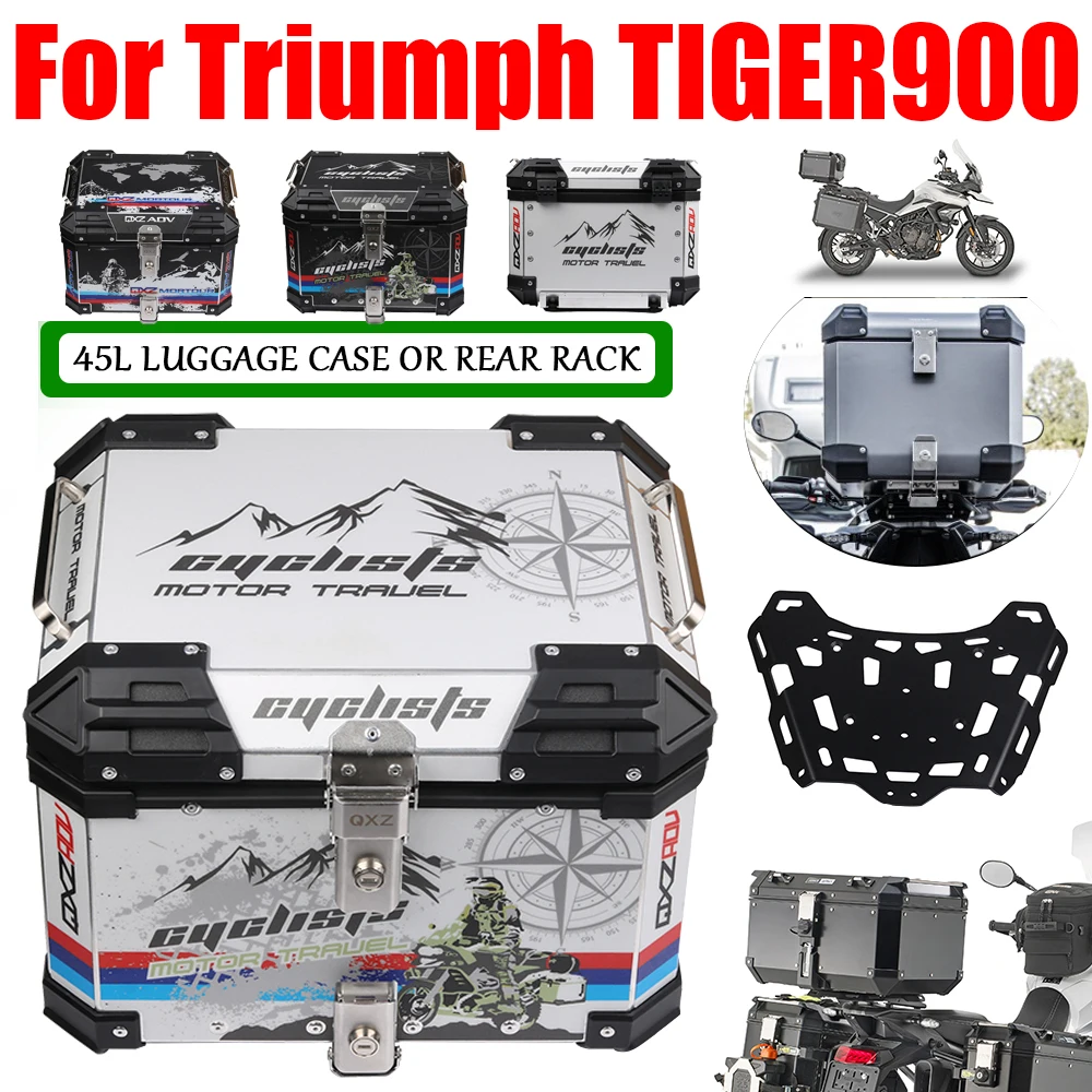 

For Triumph TIGER900 TIGER 900 Rally Pro GT LOW Accessories Rear Luggage Box Rack Top Case Tail Storage Box Tool Carrier Trunk
