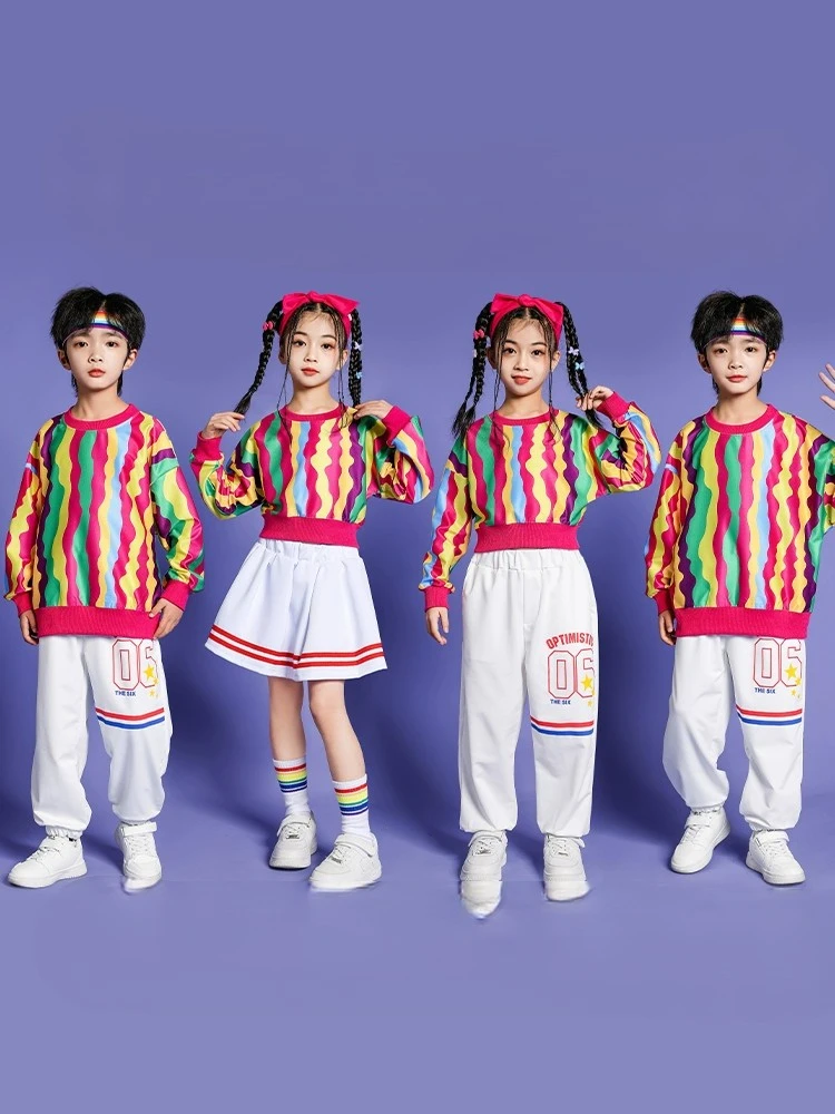 

Children's Children's Day Cheerleading Performance Clothing Spring Customized Primary School Games Class Clothing Opening Ceremo