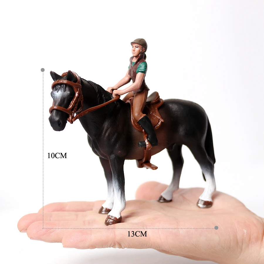 Horse Playset Animal Figurines - Equestrian Adventure Toy Set