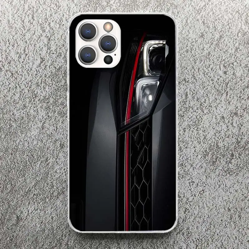 Sport Car Inspired Soft Silicone Phone Case - Vibrant Print Design
