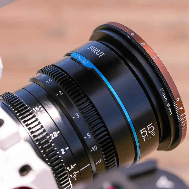 시루이 나이트 워커 16mm 24mm 35mm 55mm 75mm T1.2 S35/APS-C 수동 초점 시네 렌즈 ( E, 후지필름 X, 캐논 RF, M43, L 카메라용)