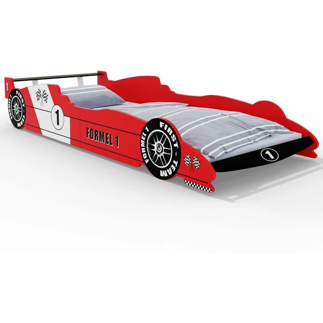 Cama Infantil Carro Corrida Formula 1 Vermelho