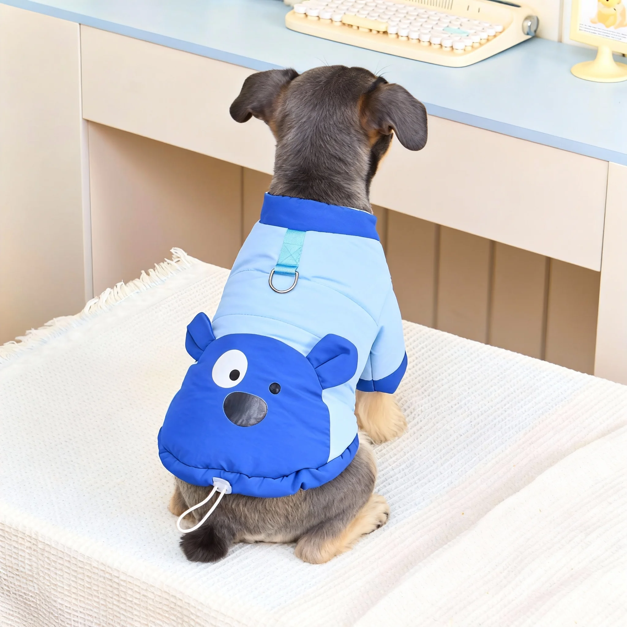 Winter Dog Coat Fleece Pet Jacket For Small Medium Dogs Warm_voghion.com
