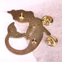 Magical Cosmic Mermaid Hard Enamel Pin Moon Phases Fantasy Creature Badge 2