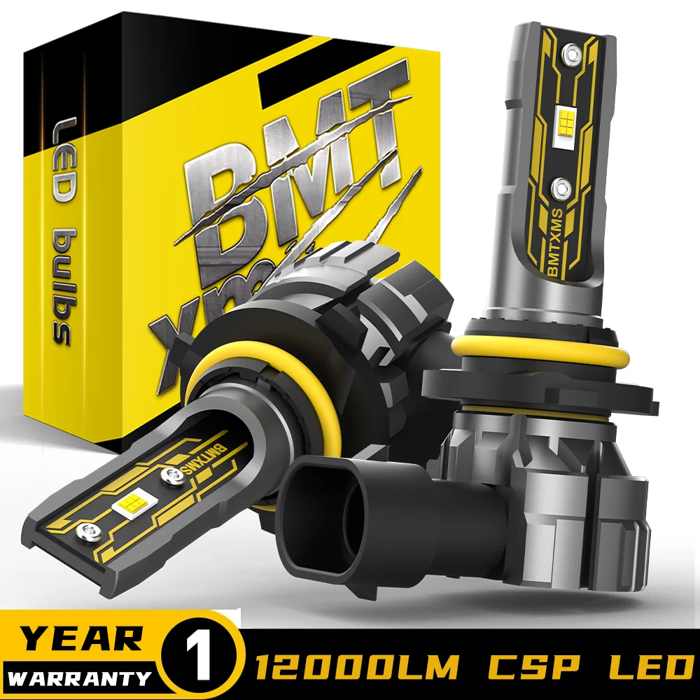 BMTxms 2 шт. 2000LM H8 H11 H16JP H10 светодиодный лампы Противотуманные фары Canbus без ошибок HB4 H27 881 6500K 3000K DRL дневные ходовые Автомобильные фары 12 В