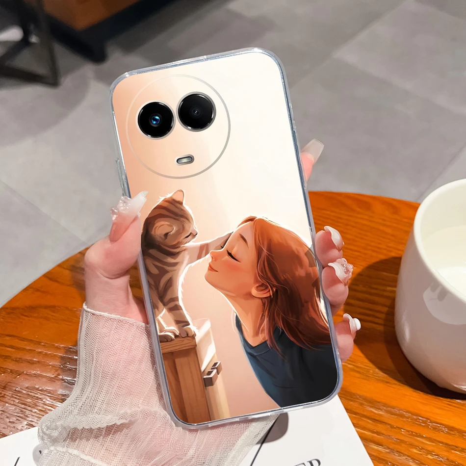 Exquisite Soft Slim Silicone Transparent Anti-Drop Phone Case