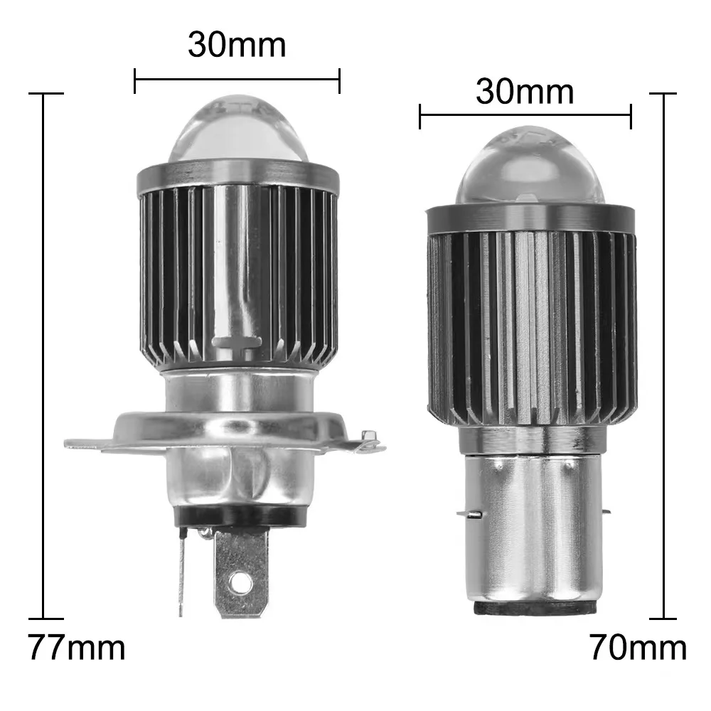 LAMPADA LED BA20D 6000K 1000 LUMEN APRILIA SCARABEO 50 MOTO MOTORINI