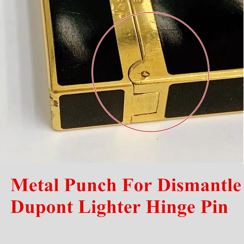 For Dupont Lighter Dismantle Hinge Pins Durable Reusable Alloy Punch Convenient Outer Case Link Pin DIY Repair Replace Tool 3