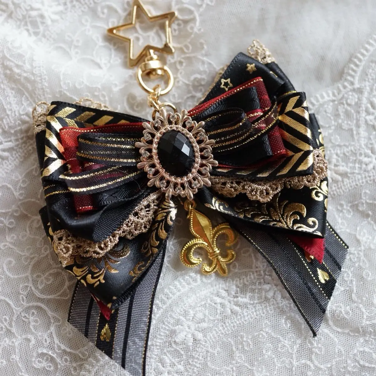 Luxury Ita Bag Accessories: Bow Hangings & Keychain Enhancements