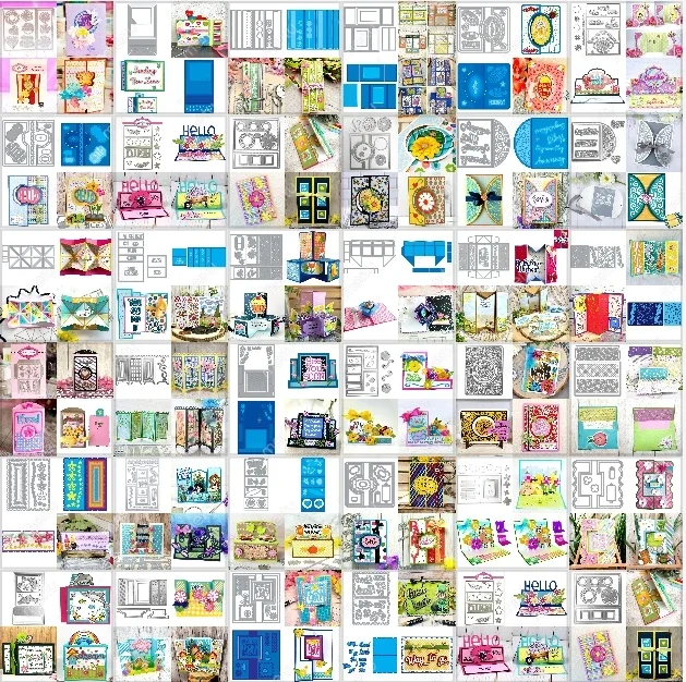 Dressing Screen Pop-Up Stand-Up New Cutting Dies Scrapbook Diary Decoration Embossing Template Diy Greeting Card Handmade