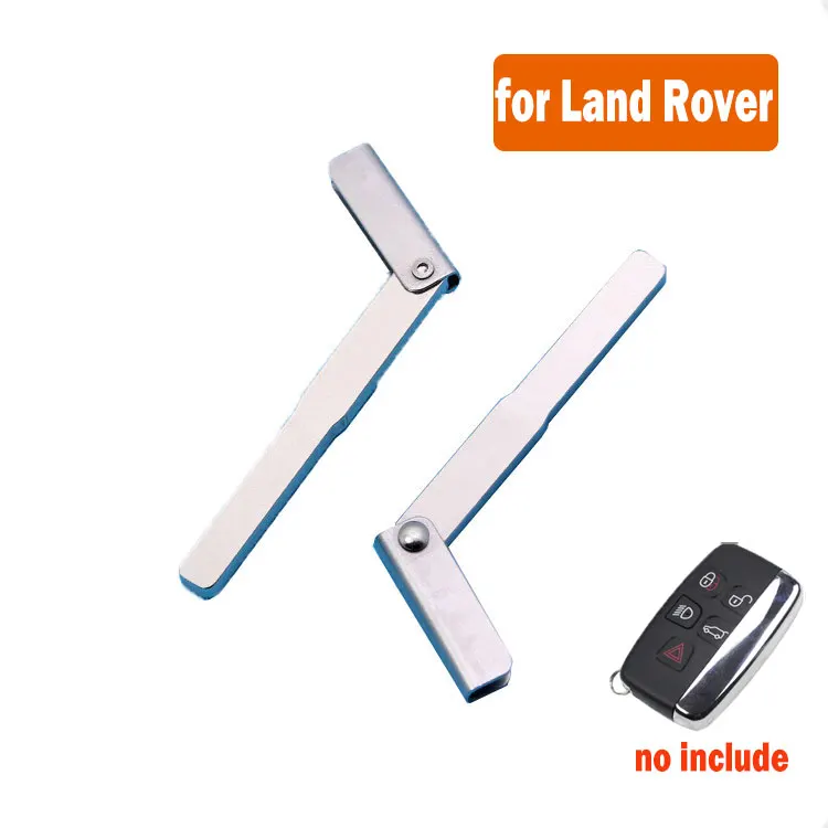 10pcs Replacement Emergency Smart Remote Key Blade Blank Insert for Land Rover Evoque 4 Evoque Range Rover for XE XFL Et Jaguar