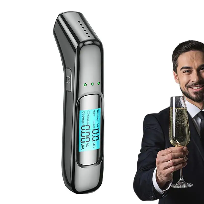 Alcohol Breathalyzer Tester Professional Tester Alcohol Breathalyzer Portable For Personal & Professional Use Grade
