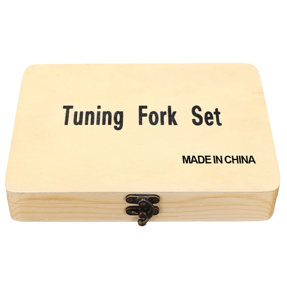 

8Pcs 256-512HZ Steel Tuning Fork Set Health Physics Vibration Medical Diagnostic + Mallet Vibration Healing Therapy Medical Tool