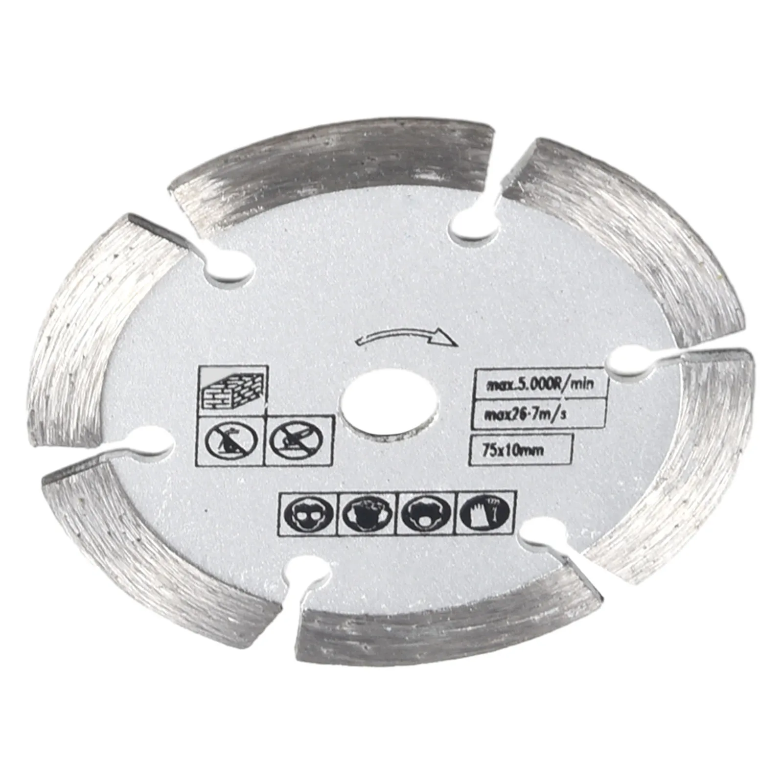 

Wood Polishing Ceramic Tile Grinding Wheel Attachment Circular Cutting Disc High Hardness High Strength Metal 5* 5pcs