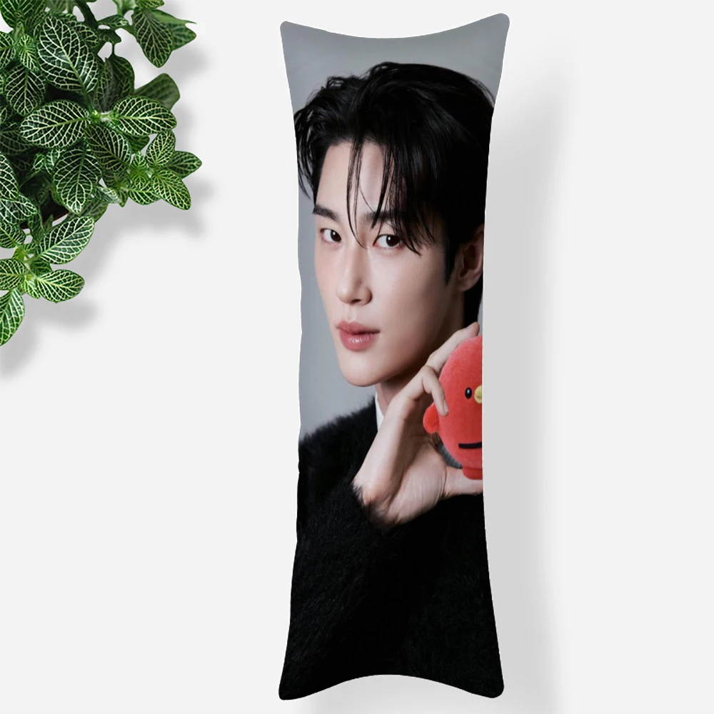 변우석 베갯잇 프린트 새틴 원단 베개 커버, 직사각형 지퍼, 카와이 바디 커버, WJY8.2, 직송