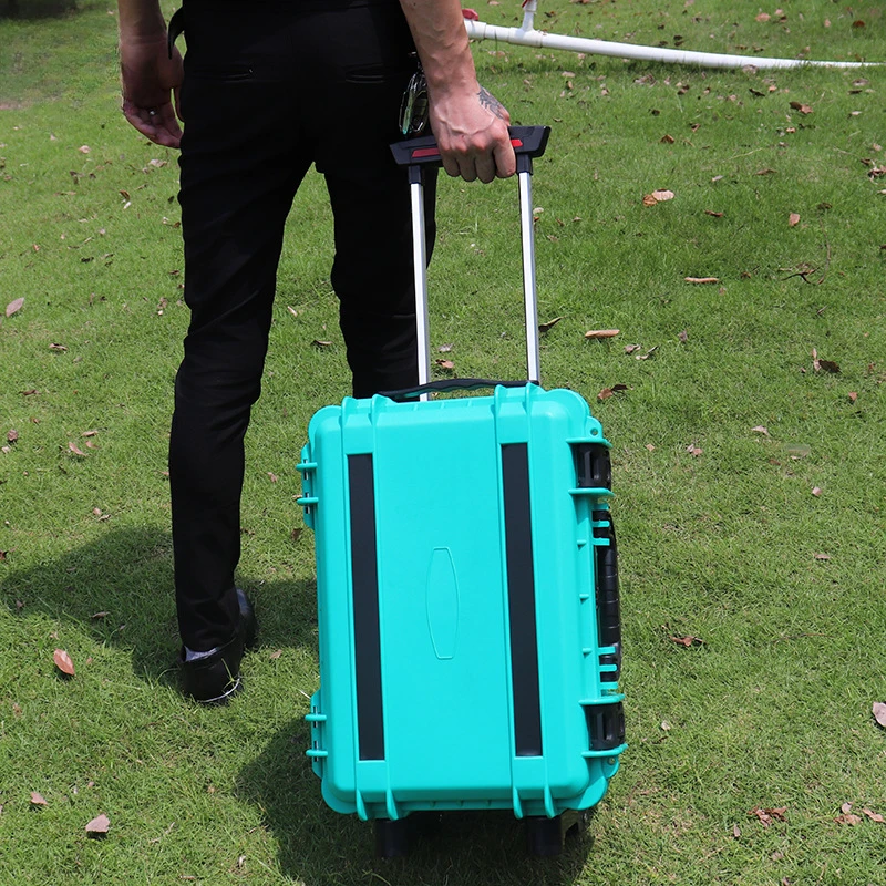 Waterproof Protective Pull Rod Tool Box Equipment Instrument Tool Case Organizer Outdoor Multifunctional Plastic Storage Box 4