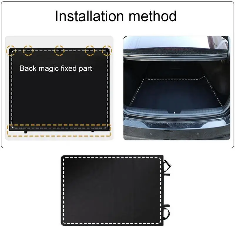 Waterproof Car Trunk Mat Leather Car Tail Box Pad Oxford Cloth Car Trunk Pad Tail Boot Tray Liner Cargo Carpet Pad 100x140cm