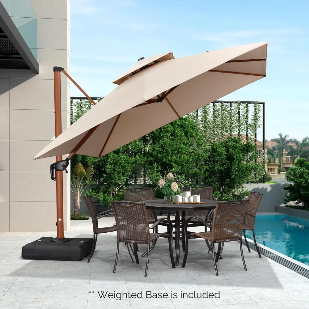 Patio Umbrella - 10ft Square Cantilever 2