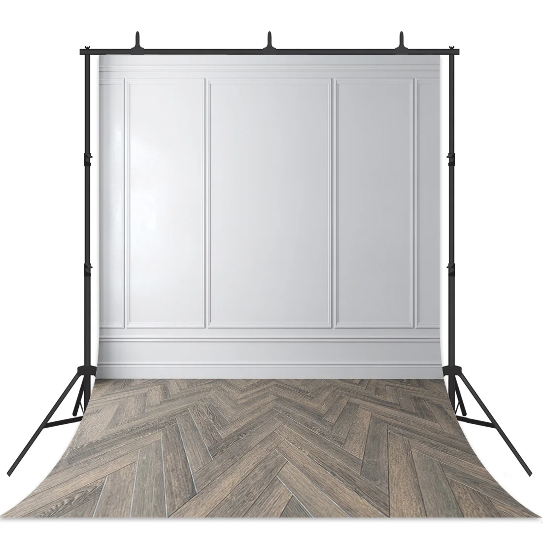 Vintage Castle White Room European Wall Photocall Wooden Floor Background Portrait Wedding Photography Backdrop for Photo Studio
