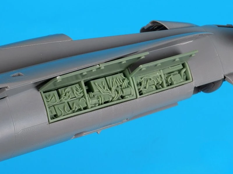 1/48 스케일 다이캐스트 수지 항공기 부품 모델 조립 키트 F-18 C 전자 모델 조립되지 않고 도색되지 않음