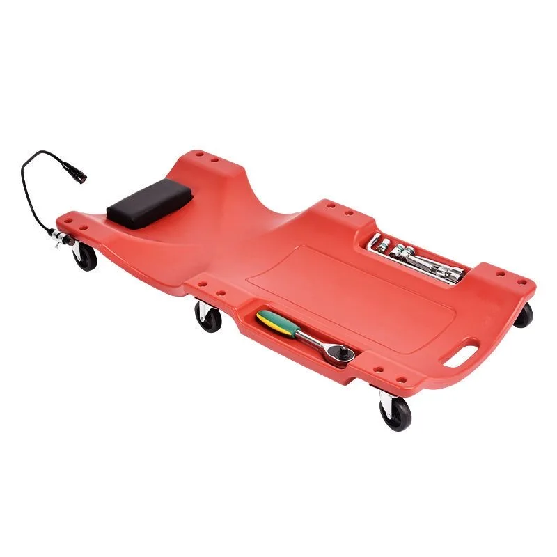 36-inch Car Repair Lying Board with LED Light Skateboard Spare Parts Repair Board Car and Maintenance Tools