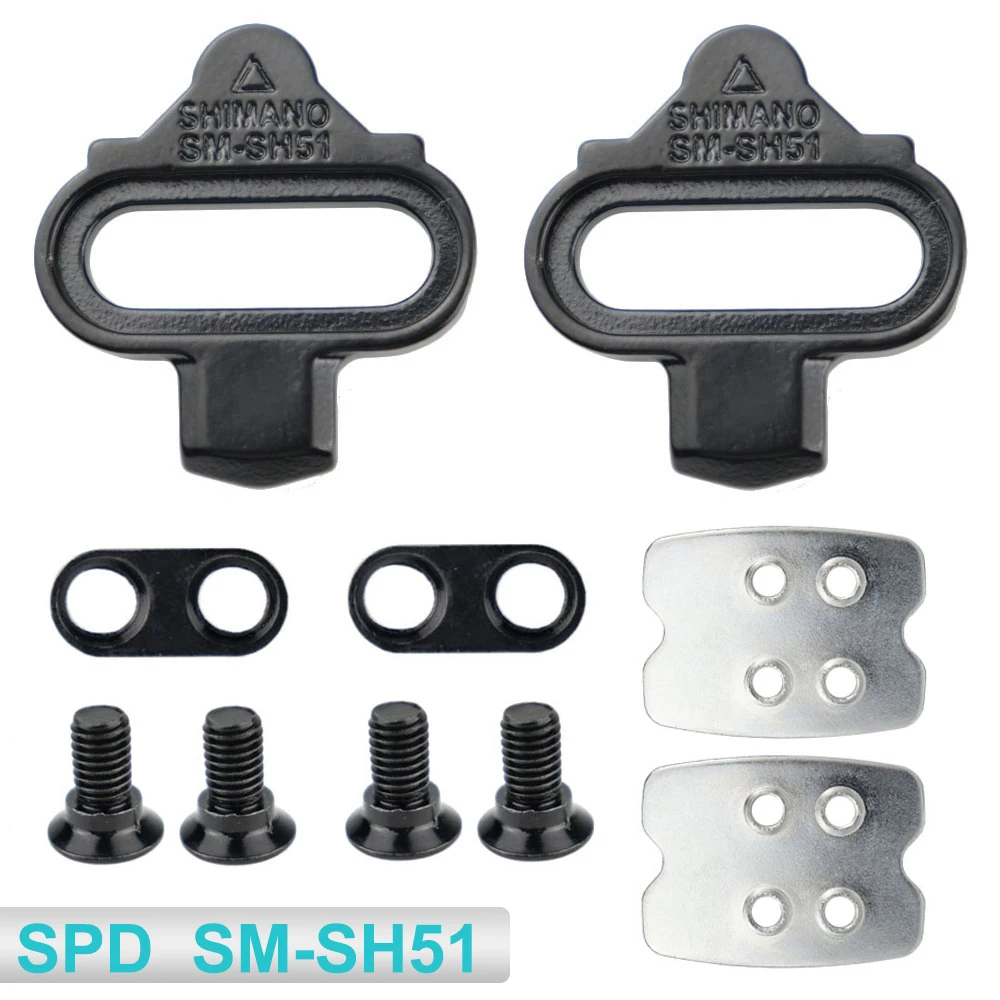 

SPD SM-SH56 SM-SH51 Cleat Set MTB Bike Pedal Locking Single-Multi Release Cycling Shoe Cleat Parts Bicycle Accessories