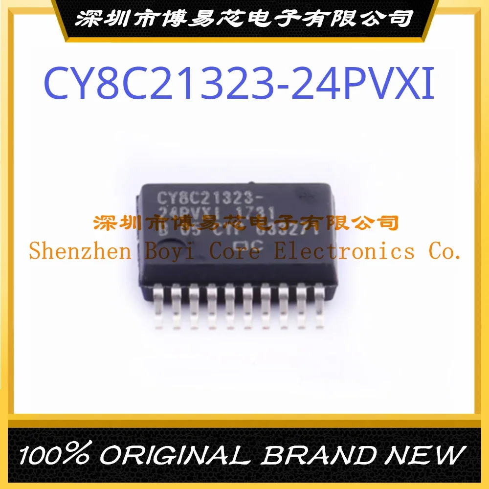 

CY8C21323-24PVXI Packaging SSOP-20 FLASH CPU Core: M8C Main Frequency (MAX): 24MHz 2.4V~5.25V 256Byte RAM 4kB Flash 8-bit 24 MHz